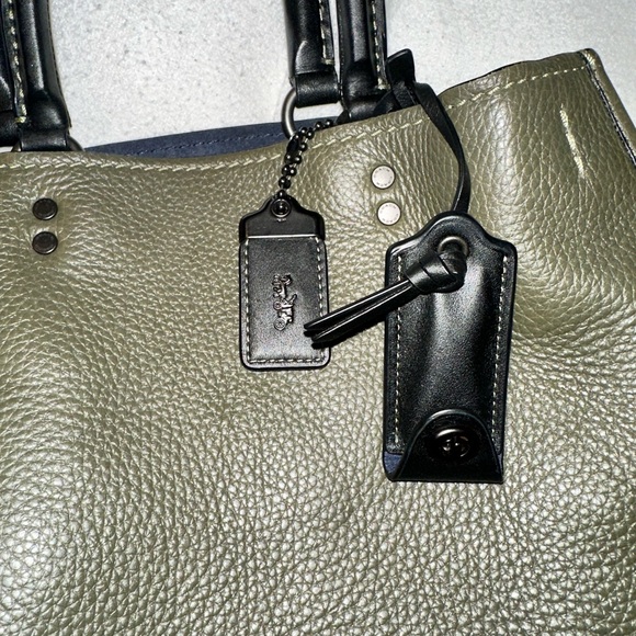 Coach Olive Green Rogue 25 bag - Picture 5 of 11